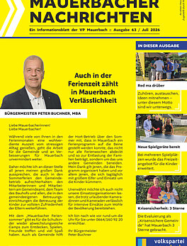 Mauerbacher Nachrichten :: Juli 2026